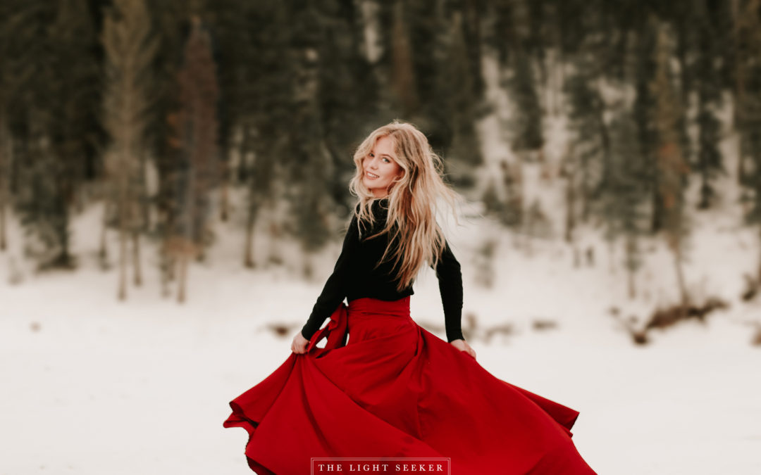 Emily – Red Winter Dress