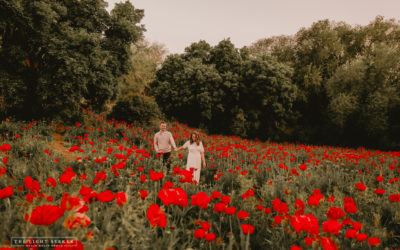 Chris + Hannah Engagements – Mantua Poppy Fields