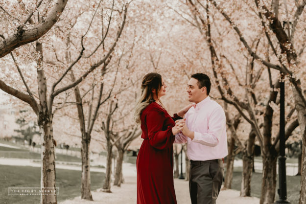 TheLightSeeker-UtahCapitolBuilding-Engagements-Blossoms-Flowers-18