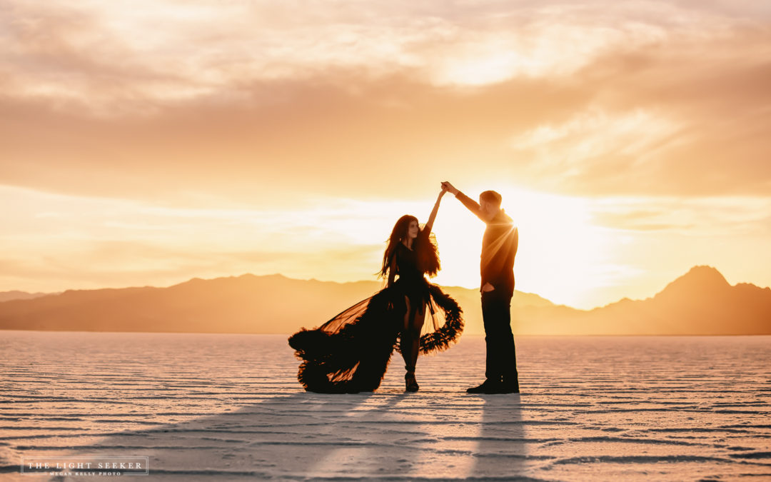 Sydney + John – Salt Flats Engagements