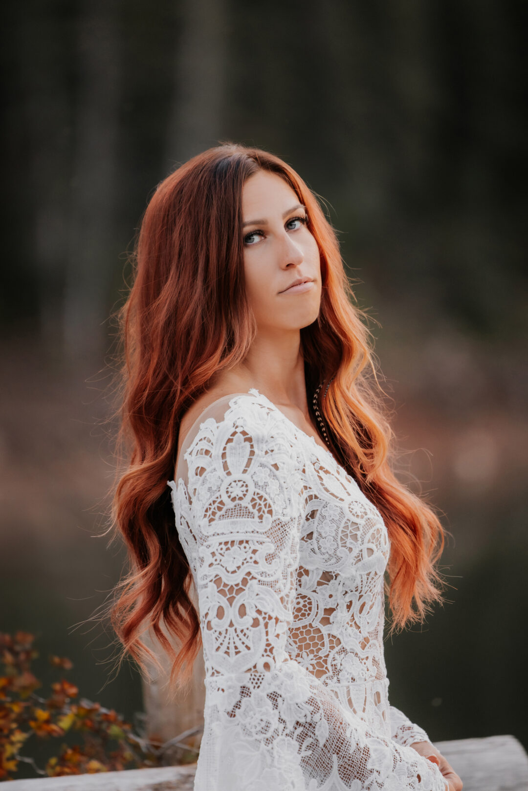 Utah photographer taking image of beautiful bride