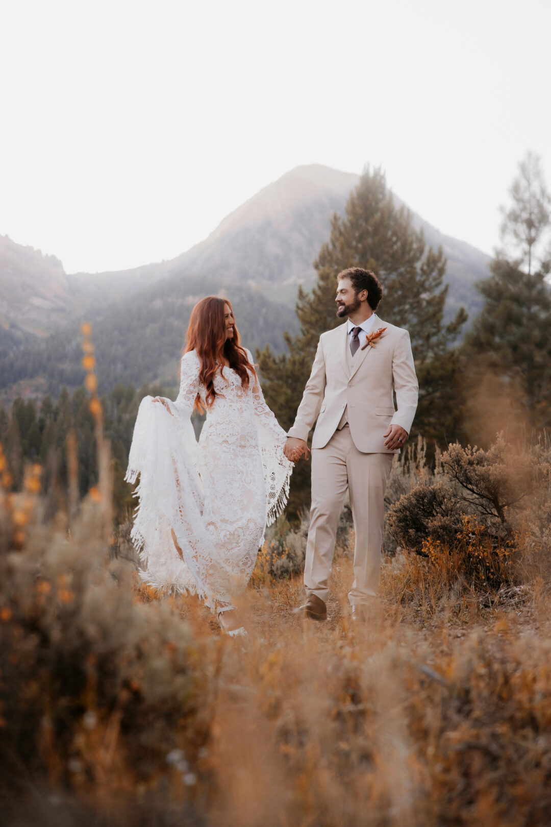 Tibble fork Reservoir makes a stunning photography location for pictures of any kind and elopements