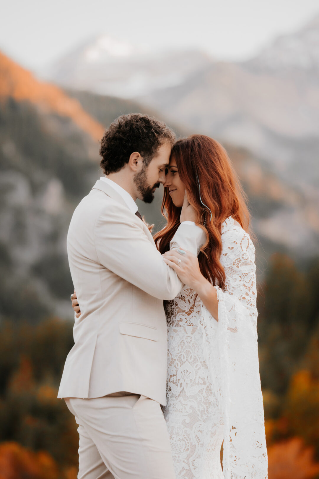 Wedding at tibble fork reservoir
