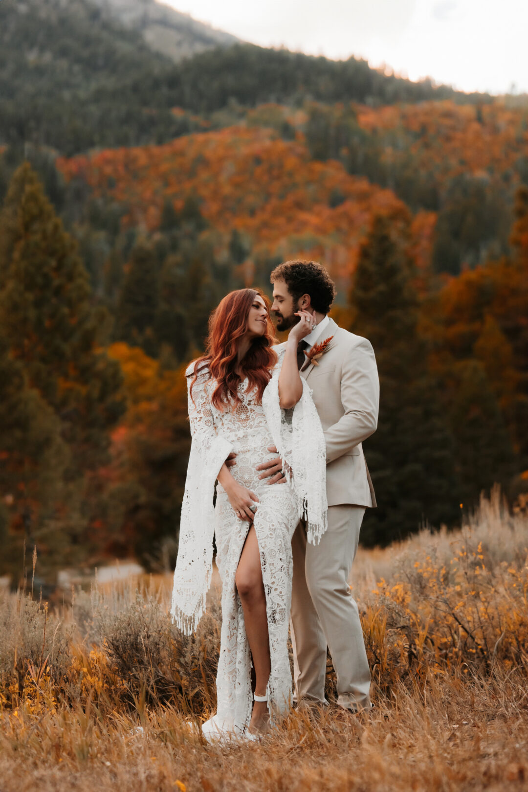 Cute wedding boots in the fall
