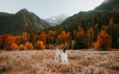 Fall Wedding at Tibble Fork Reservoir